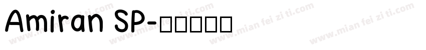 Amiran SP字体转换